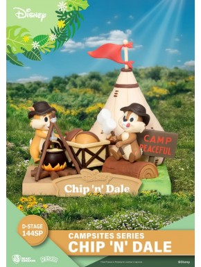Diorama Série Campsite de Chip e Dale da Disney