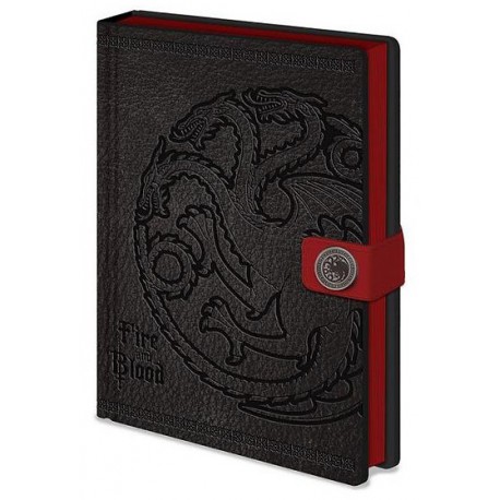 Libreta Premium A5 Juego de Tronos Targaryen