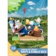 Diorama PVC Goofy y Donald Duck en camping