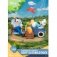 Diorama PVC Goofy y Donald Duck en camping