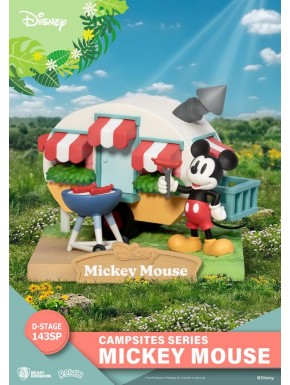 Diorama Campsite Mickey Mouse Disney en camping