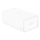 Caixa branca Ultimate Guard Arkhive 800+ aberta com cartas e caixas