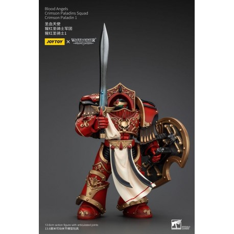 Figura detallada de Warhammer Crimson Paladin 14 cm