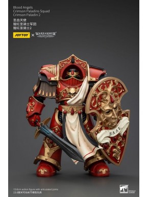 Figura articulada de Warhammer Crimson Paladin 2, 14 cm