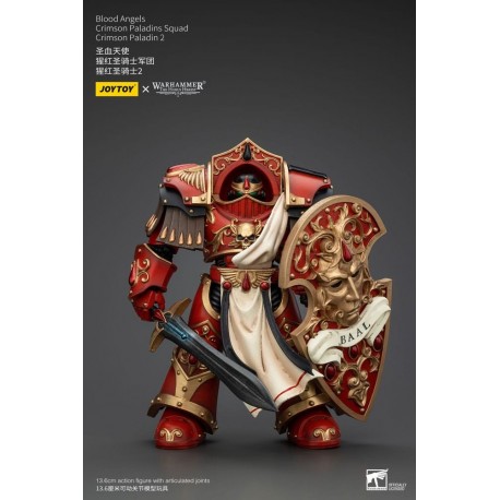 Figura articulada de Warhammer Crimson Paladin 2, 14 cm