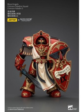 Figura articulada Warhammer Crimson Paladin 3 de 14 cm