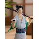 Estatua de Ryuma con kimono verde y espada