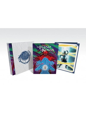 Artbook de La leyenda de Korra con tapa dura y arte conceptual