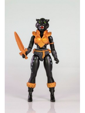 Figura Night Hunter Pantera 14 cm con espada dorada de Legends of Dragonore