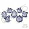 CritStones Conjunto de Dados Liquid Core Orbital Tide com Tinta Prateada