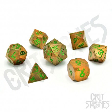 Conjunto de dados de metal CritStones Gorgon Gaze