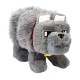 Peluche sonoro Dennis el Lobo de Minecraft, 20 cm.