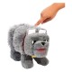 Peluche sonoro Dennis el Lobo de Minecraft, 20 cm.