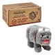 Peluche sonoro Dennis el Lobo de Minecraft, 20 cm.