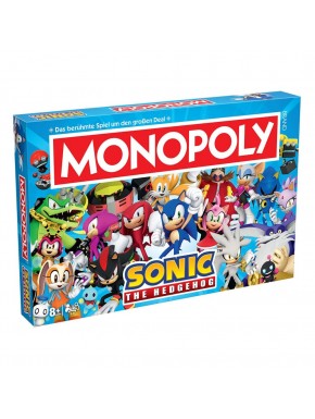Caja del juego Monopoly Sonic the Hedgehog Edición Alemana