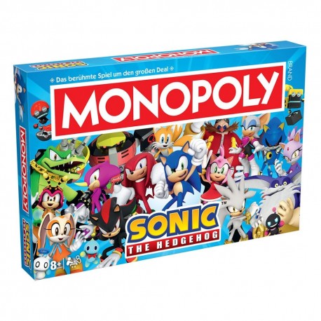 Boîte du jeu Monopoly Sonic the Hedgehog Édition Allemande