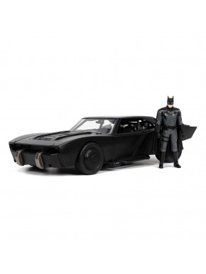 Batmobile de Batman a escala 1/24 con figura de Batman