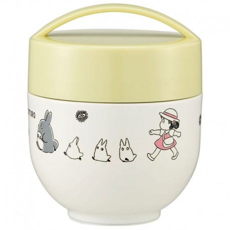 Tasse thermo Mon Voisin Totoro avec design de personnages marchant