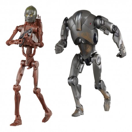 Figurines Star Wars C-3PO et Super Battle Droid