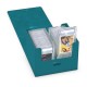 Boîte Ultimate Guard Minthive bleue ouverte avec cartes