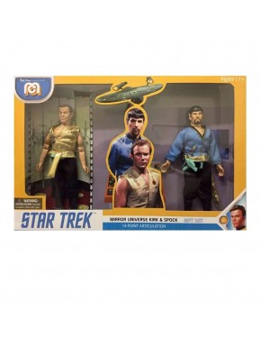 Pack figuras Star Trek Mirror Universe Spock y Kirk 20 cm