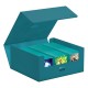 Caixa Ultimate Guard Treasurehive 90+ XenoSkin azul aberta
