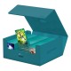 Caixa Ultimate Guard Treasurehive 90+ XenoSkin azul aberta