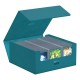Caixa Ultimate Guard Treasurehive 90+ XenoSkin azul aberta