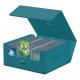 Caixa Ultimate Guard Treasurehive 90+ XenoSkin azul aberta