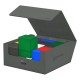 Caixa cinza aberta Ultimate Guard Treasurehive.