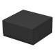 Caja Ultimate Guard Treasurehive 90+ negra abierta.