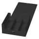 Caja Ultimate Guard Treasurehive 90+ negra abierta.