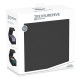 Caja Ultimate Guard Treasurehive 90+ negra abierta.