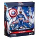 Figurine Captain America avec ailes et bouclier