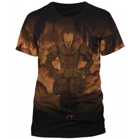 Camiseta It Pennywise Flames