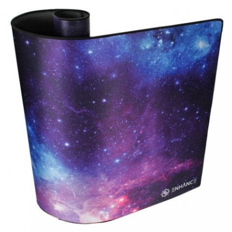 Alfombrilla Enhance XXXL Galaxy sobre escritorio