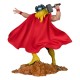 Statue Marvel de Thor avec cape rouge et marteau.