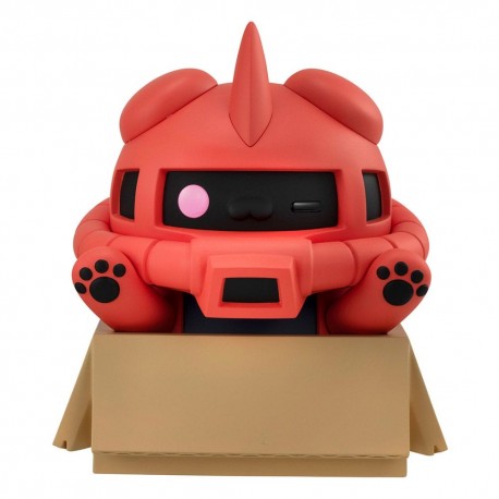 Figura Char's Zaku del Mobile Suit Gundam en rojo y negro