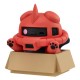 Figura Char's Zaku del Mobile Suit Gundam en rojo y negro