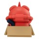 Figura Char's Zaku del Mobile Suit Gundam en rojo y negro