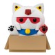 Figura de Gundam estilo gato de 13 cm en caja