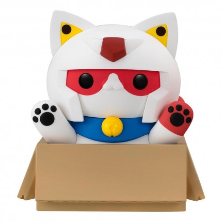 Figura de Gundam estilo gato de 13 cm en caja