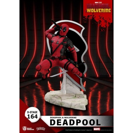 Diorama Deadpool 16 cm en PVC de Beast Kingdom