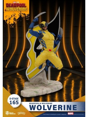 Diorama de PVC de Deadpool y Wolverine en acción, 16 cm