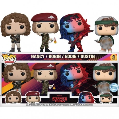 Pack 4 figuras POP! Stranger Things S4