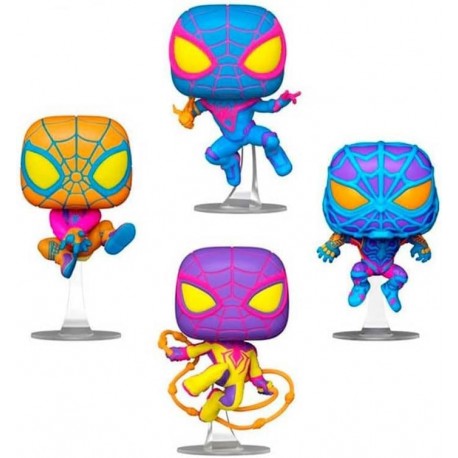 Pack Marvel 4 Figues POP! TV Miles Morales 9 cm