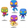 Pacote Marvel de 4 Figuras POP! TV Vinyl Miles Morales 9 cm
