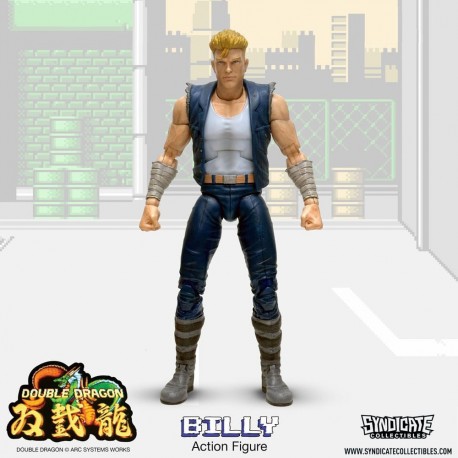 Double Dragon Figurine Deluxe 1/12 Billy avec veste et bâton