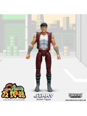 Figura de ação Jimmy do Double Dragon, 18 cm