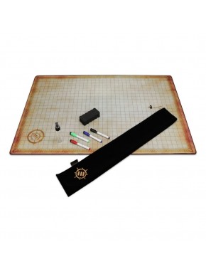 Mapa de cuadrícula Enhance RPG con accesorios para juego de rol